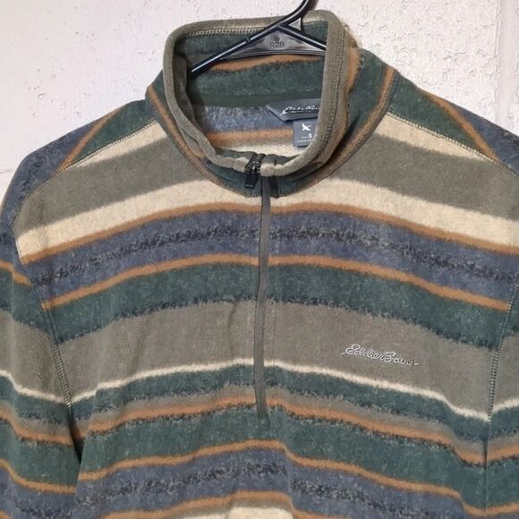 Men's Eddie Bauer Pullover Half Zip Fleece Size Small - Picture 2 of 5